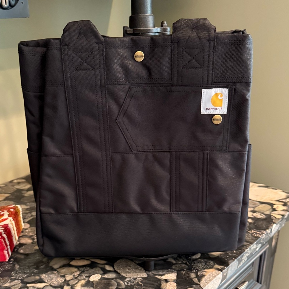 CARHARTT unisex VERTICAL SNAP TOTE - 20 Liters - Picture 3 of 15